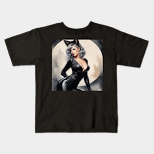 Watercolor Pin Up Kids T-Shirt